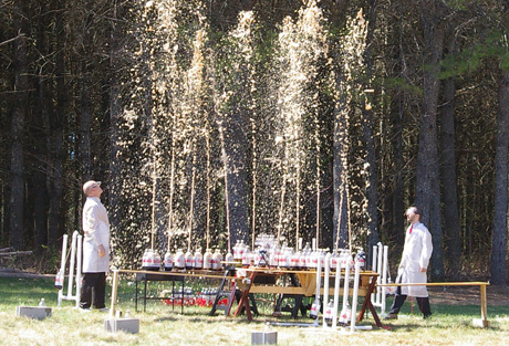 Make Your Own Coke and Mentos Geysers!